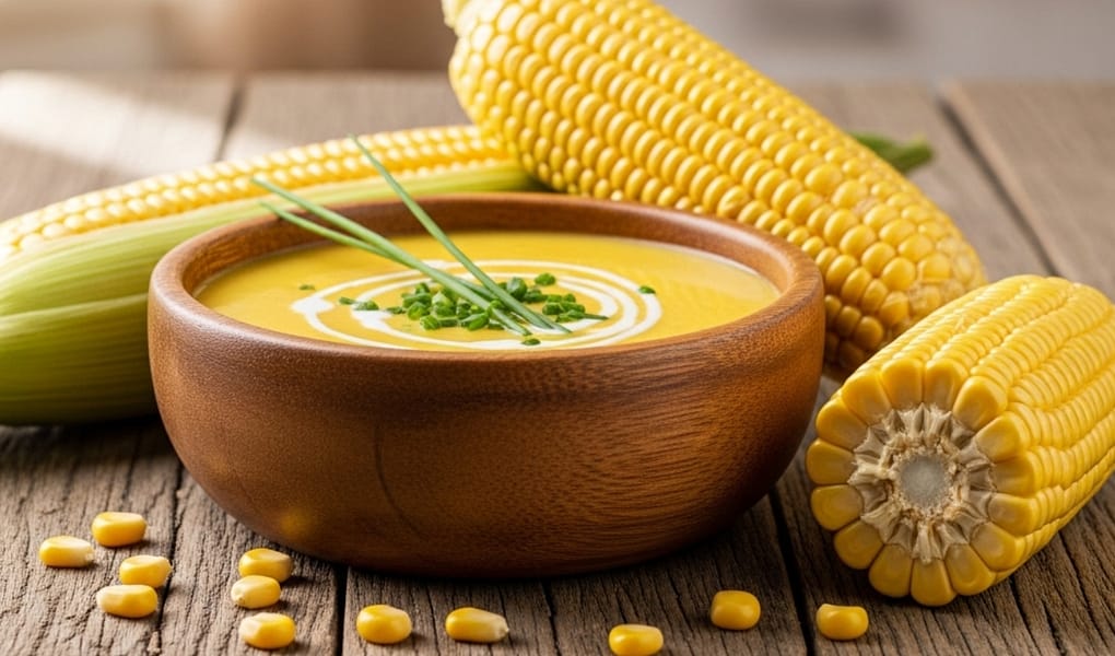 Receita de Creme de Milho Batido no Liquidificador: Cremoso, Fácil e Versátil Receita de Creme de Milho