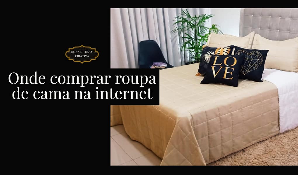 Onde comprar roupa de cama na internet