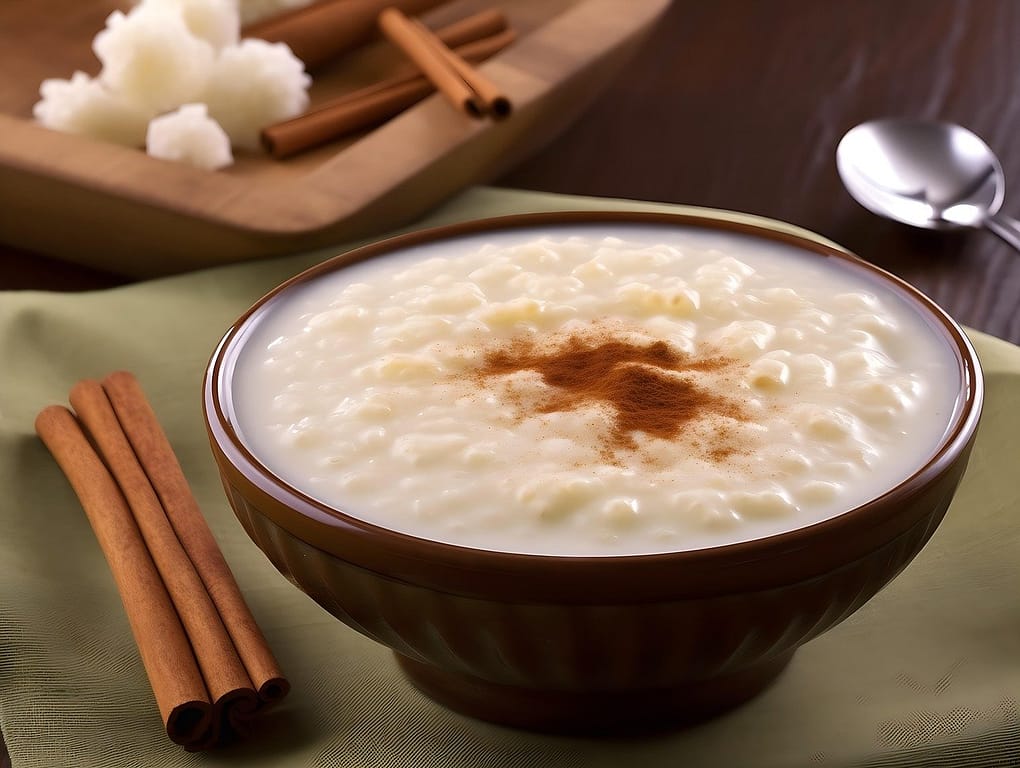 artisanal food and drink, bowl, brazil, brazilian culture, brazilian food, cinnamon, corn, cornish pasty, cultures, curau, food, food and drink, green color, homemade, hominy, lifestyles, local landmark, porridge, rural scene, rustic, stingray, ai generated