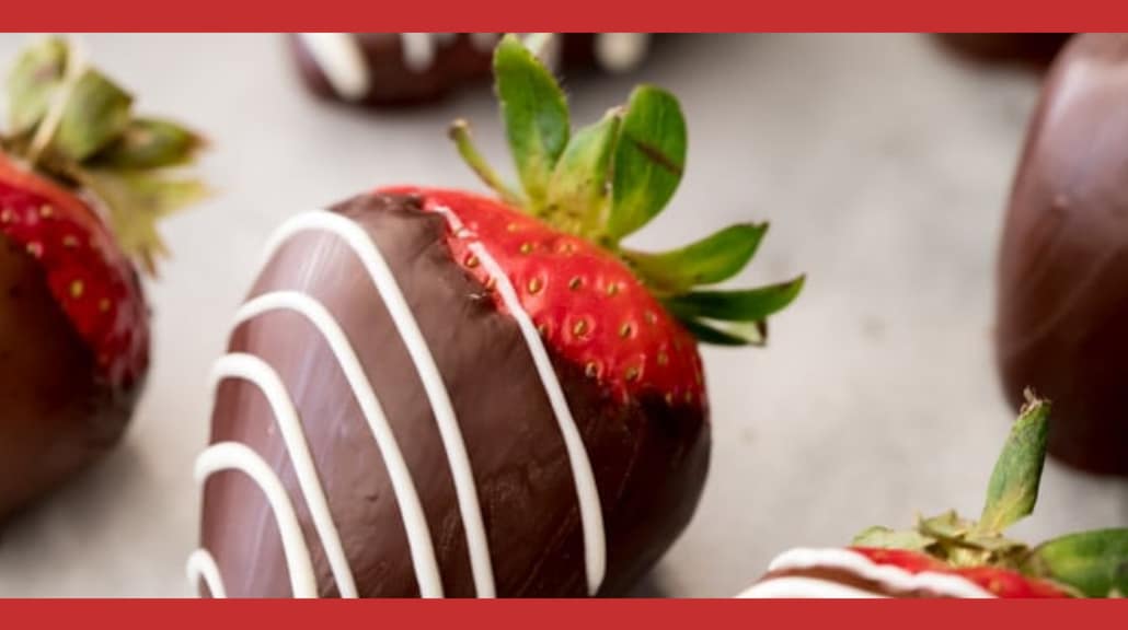 Receitas Deliciosas com Morangos Bombom proteico gelado de morango
