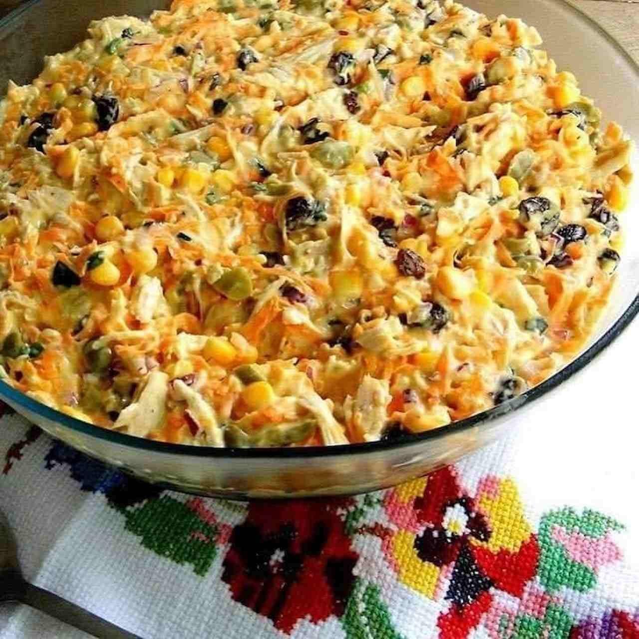 Receitas com frango Salpicão de frango