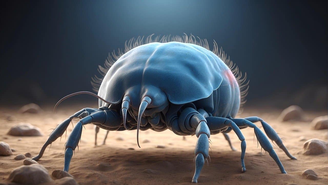 Como limpar box de banheiro com bicarbonato de sódio ai generated, mites, bed bug, arachnid, gruesome, dust, abstract
