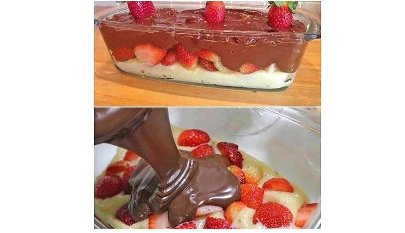 Receitas Deliciosas com Morangos Bombom de morango na travessa