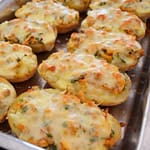 Batata Assada com Recheio de Frango batata assada com recheio de frango
