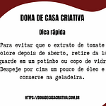 Como conservar molho de tomate Como conservar molho de tomate
