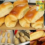 Pão caseiro com sabor de leite ninho PÃO CASEIRO DE LEITE NINHO