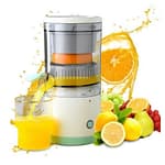 Espremedor de Laranja Portátil: O Rei do Suco Sem Esforço! Produto - Espremedor De Laranja Frutas Elétrico Portátil Bivolt