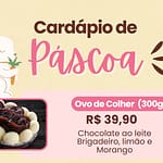 Cardápios de ovos de páscoa cardápio de ovos de páscoa