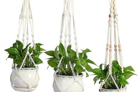 Como fazer macramê para pendurar plantas Como fazer macramê para pendurar plantas