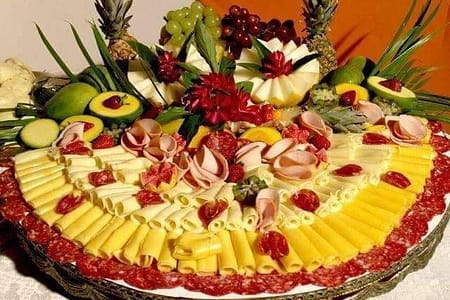 Decorações de frios e petiscos para festas decoração com frios