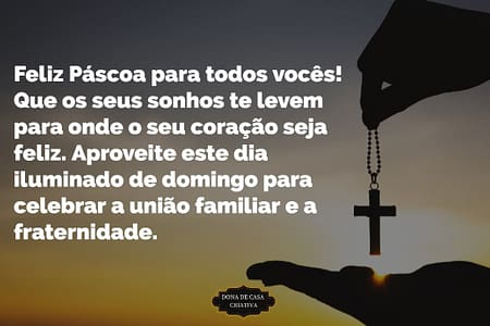 Mensagem de páscoa - tenha um dia iluminado nessa páscoa Mensagem de páscoa