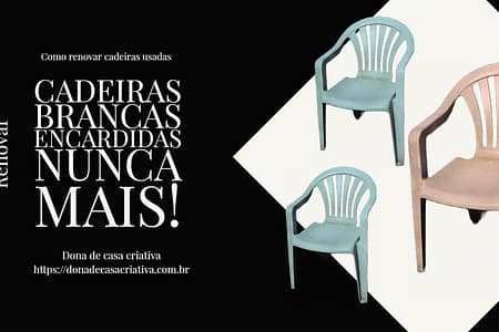 cadeira de plástico branca