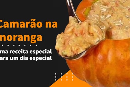 Receita de Camarão na moranga Receita de Camarão na moranga
