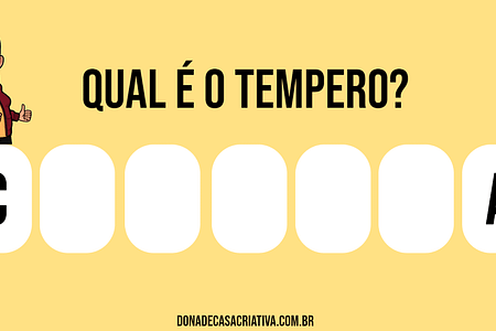 Qual é o tempero? Qual é o tempero?