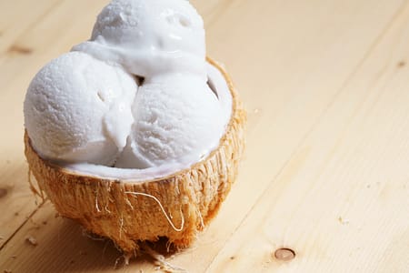 Sorvete de coco Sorvete de coco