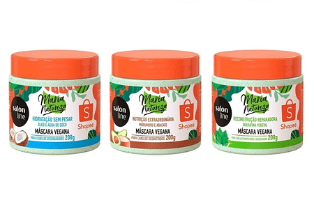 Descubra a Magia do Kit Shopee e Salon Line Cronograma Capilar! Kit Shopee e Salon Line Cronograma Capilar