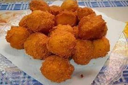 Bolinho de Fubá Frito Bolinho de Fubá Frito