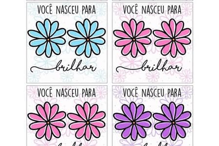 Tags para brincos