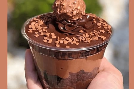 Bolo no pote Ferreiro Rocher Bolo no pote Ferreiro Rocher