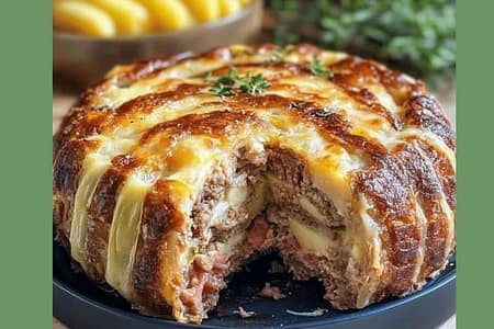 Bolo de Carne Recheado Bolo de Carne Recheado