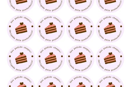 Etiquetas para bolo de pote para imprimir