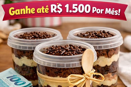 Bolo no Pote Para Vender: Receita Econômica Que Pode Gerar Até R$ 1.500 por Mês receita de bolo no pote para vender