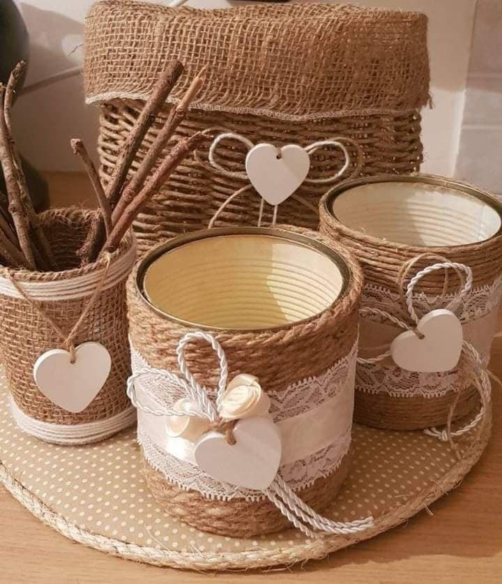 Ideias de artesanato com lata de leite ARTESANATO