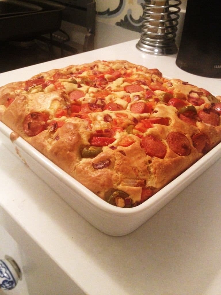 Bolo Salgado de Salsicha
