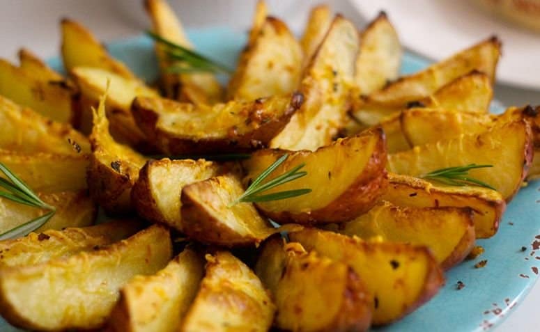 Batatas rústicas na fritadeira AirFryer Batata Rustica 3