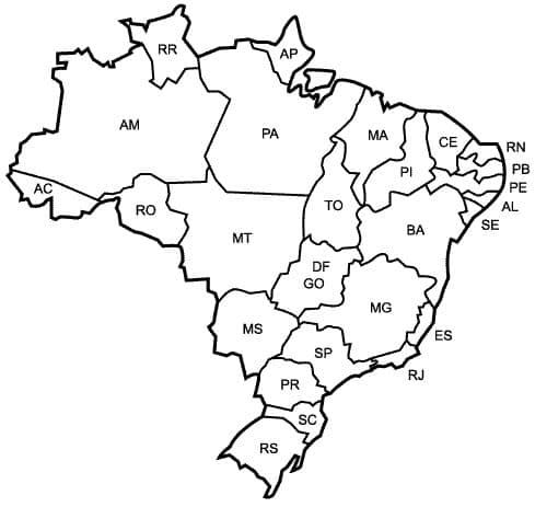 Mapa do Brasil